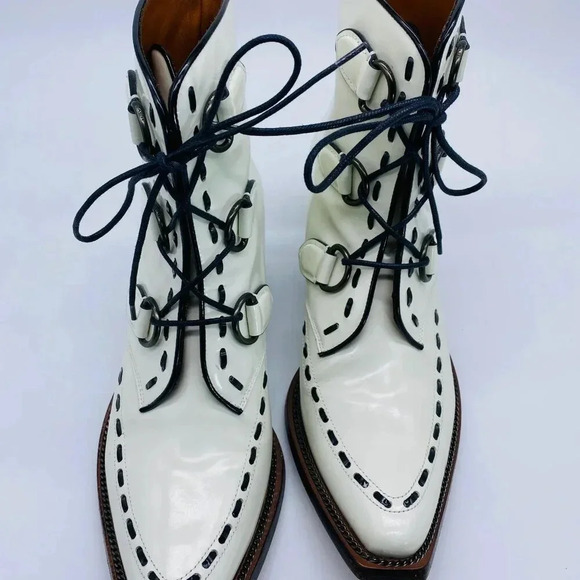 Coach Lace Up Chain Bootie, size 10 - Picture 1 of 10